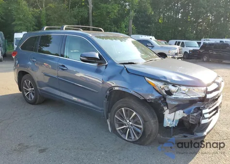 2018 Toyota Highlander Se z USA, uszkodzony, nr VIN 5TDJZRFH2JS834118